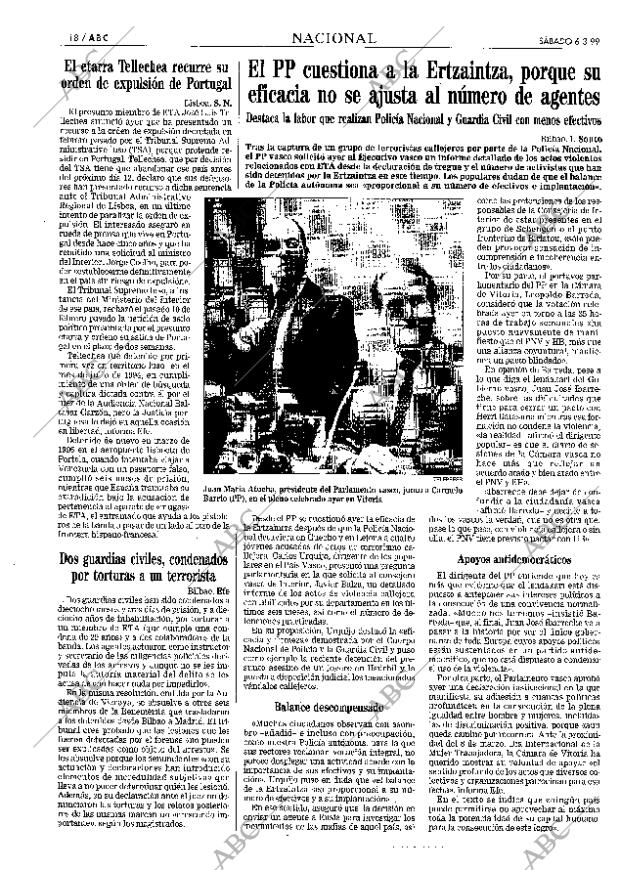 ABC MADRID 06-03-1999 página 18