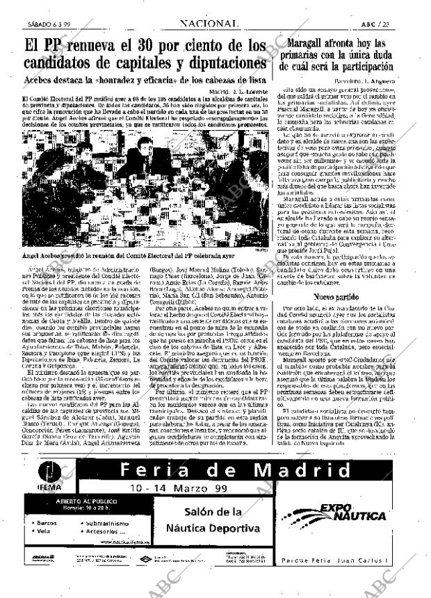 ABC MADRID 06-03-1999 página 23