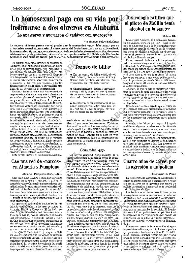 ABC MADRID 06-03-1999 página 77