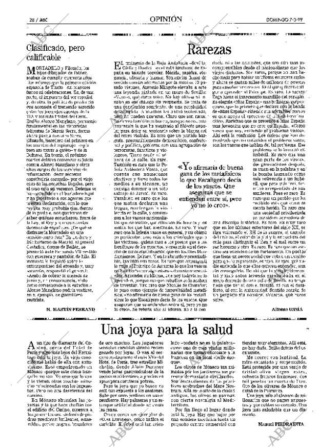 ABC MADRID 07-03-1999 página 28