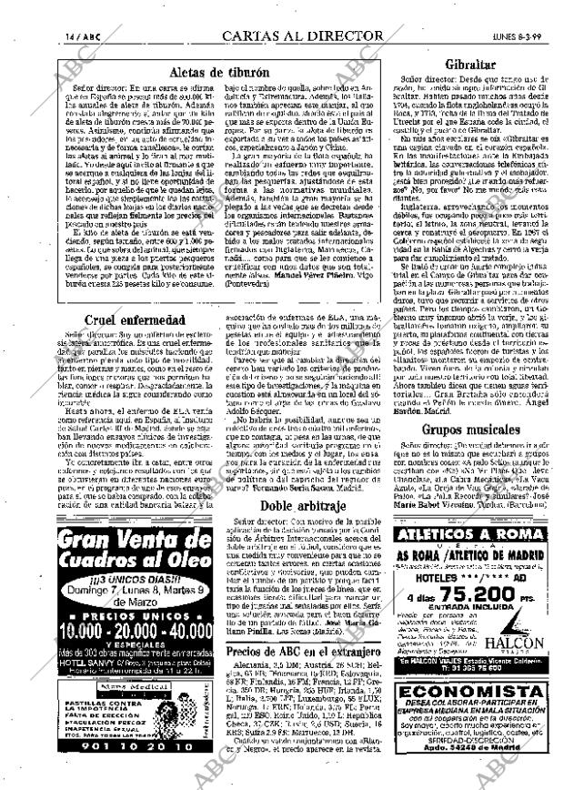 ABC MADRID 08-03-1999 página 14