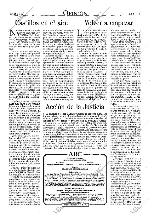 ABC MADRID 08-03-1999 página 15