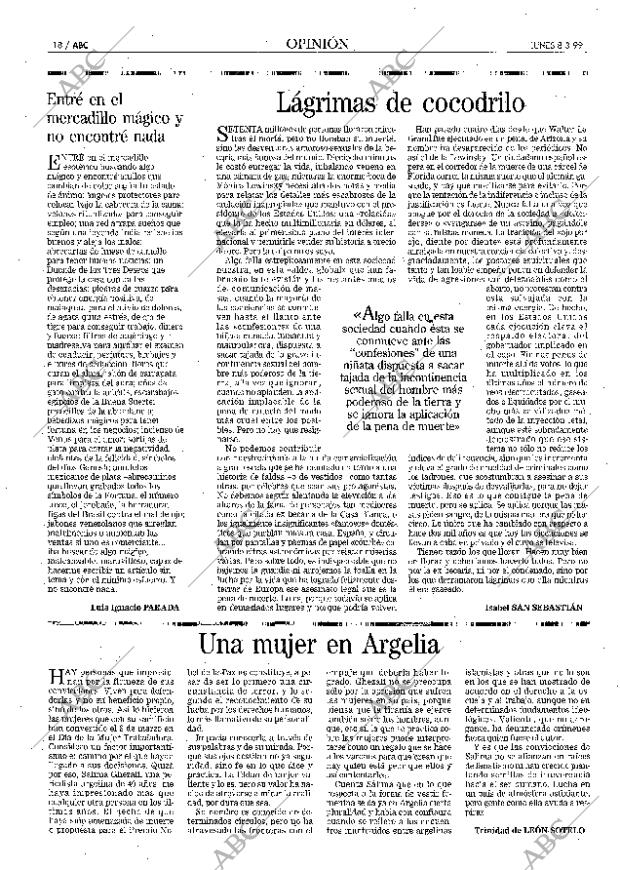 ABC MADRID 08-03-1999 página 18