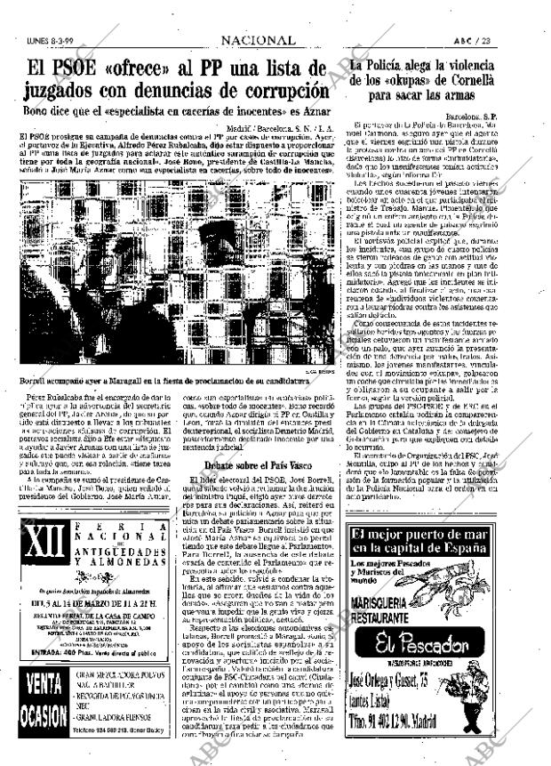 ABC MADRID 08-03-1999 página 23