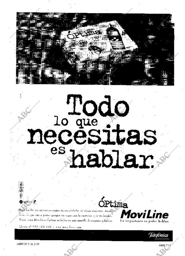 ABC MADRID 10-03-1999 página 11
