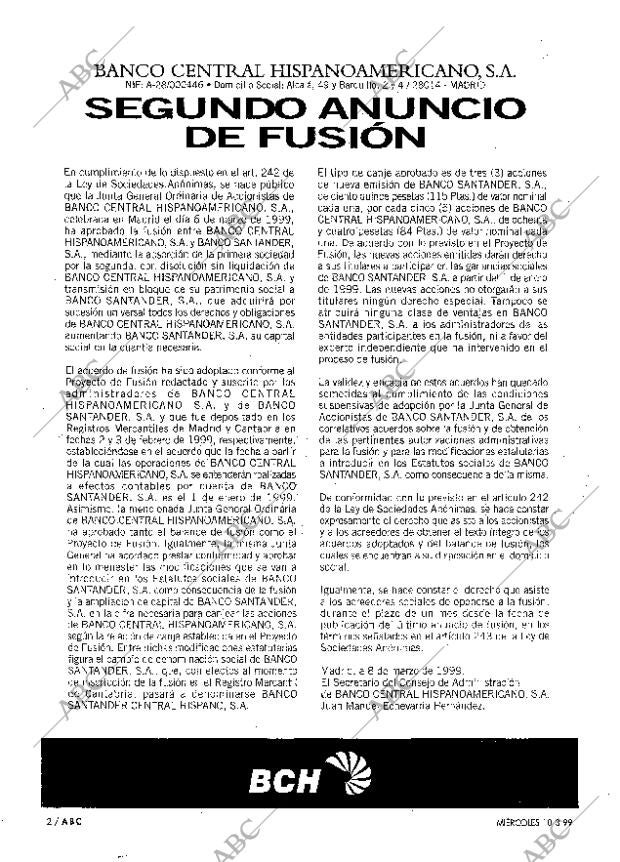ABC MADRID 10-03-1999 página 2