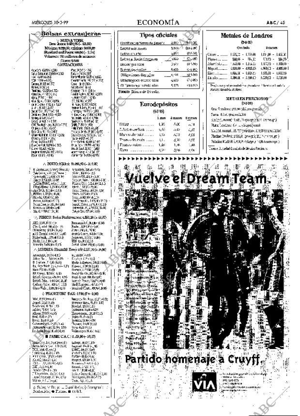 ABC MADRID 10-03-1999 página 45