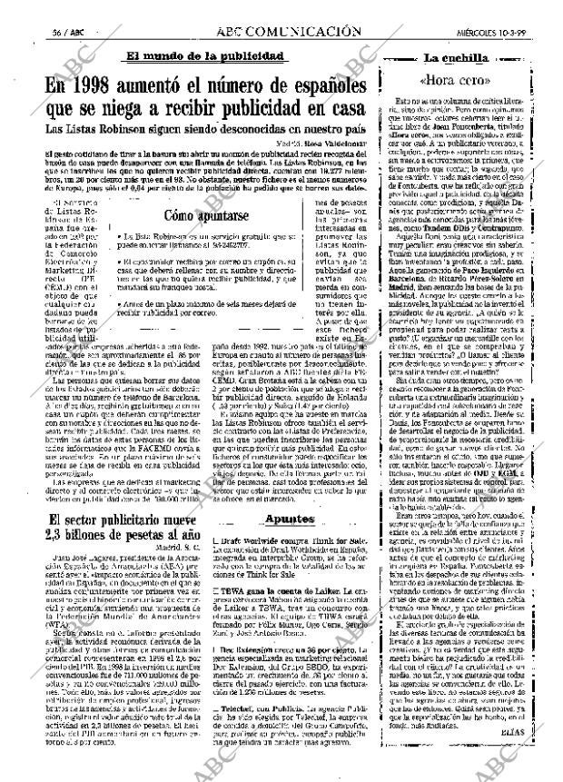 ABC MADRID 10-03-1999 página 56