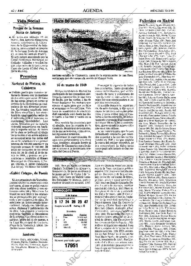 ABC MADRID 10-03-1999 página 62