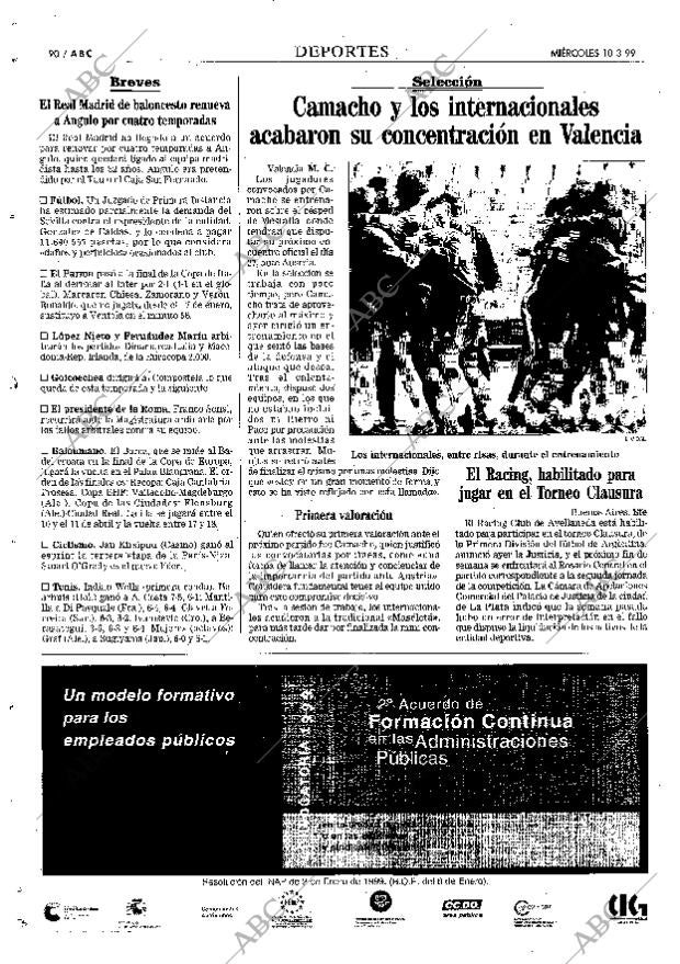 ABC MADRID 10-03-1999 página 90