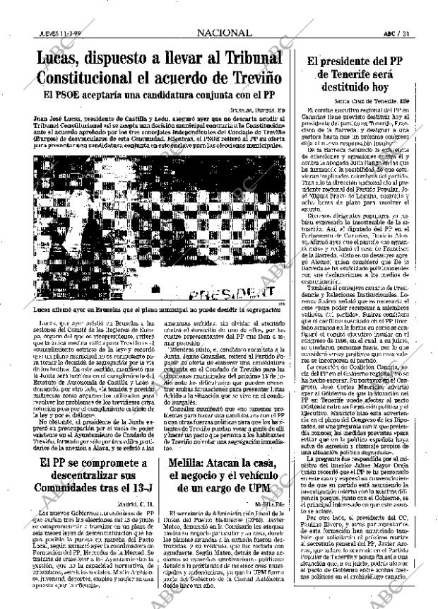 ABC MADRID 11-03-1999 página 31
