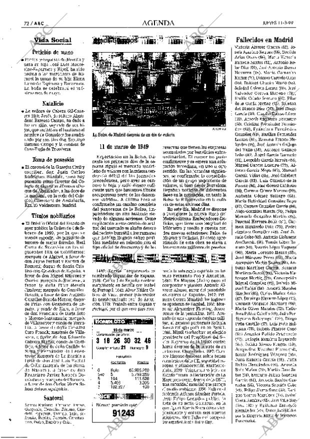 ABC MADRID 11-03-1999 página 72