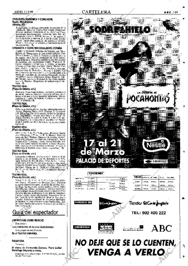 ABC MADRID 11-03-1999 página 89