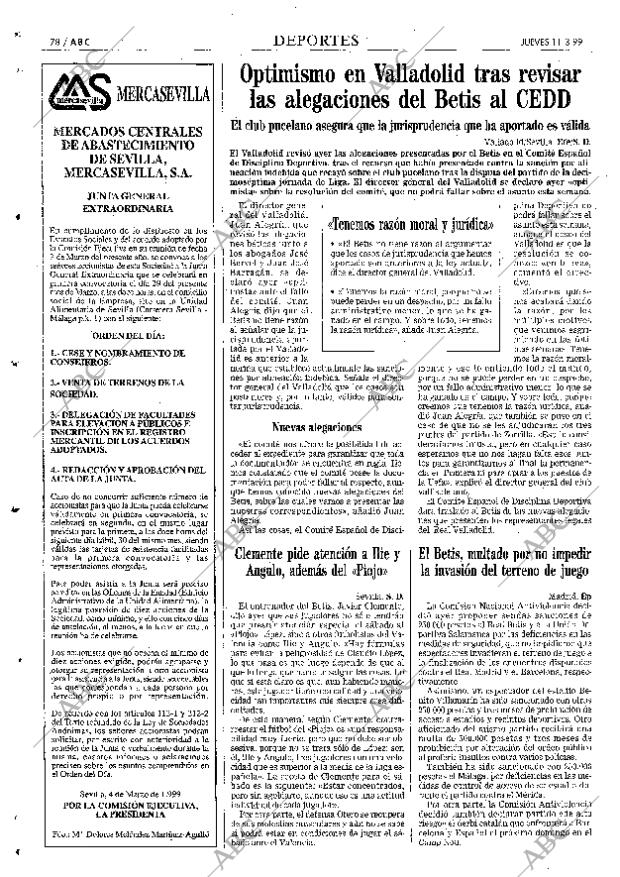 ABC SEVILLA 11-03-1999 página 78