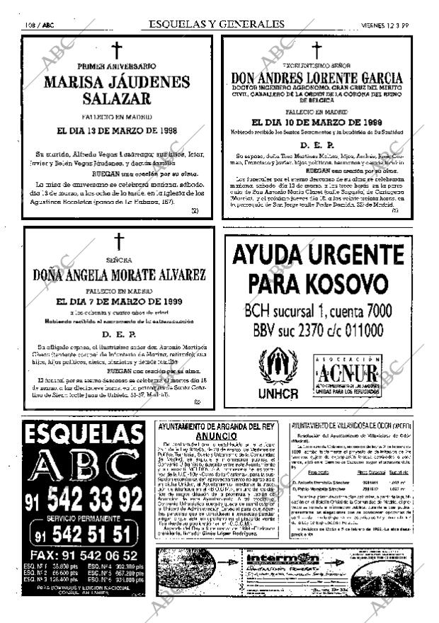 ABC MADRID 12-03-1999 página 108