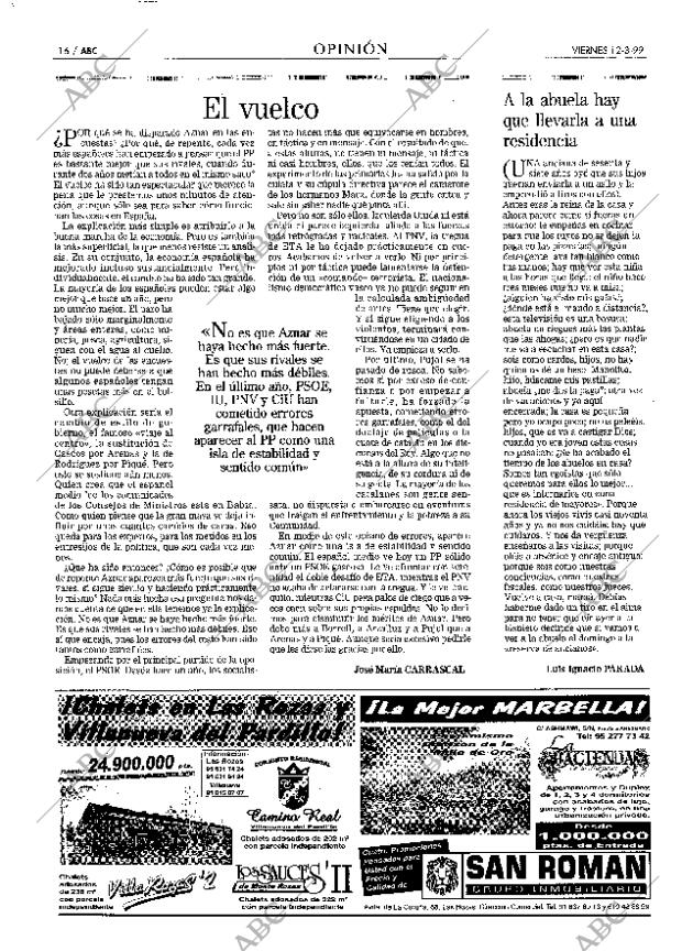 ABC MADRID 12-03-1999 página 16