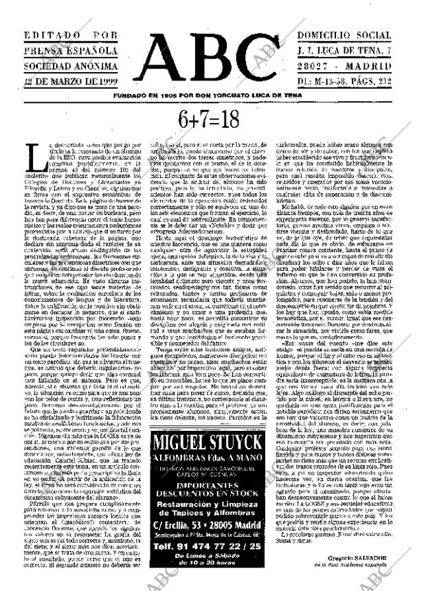 ABC MADRID 12-03-1999 página 3