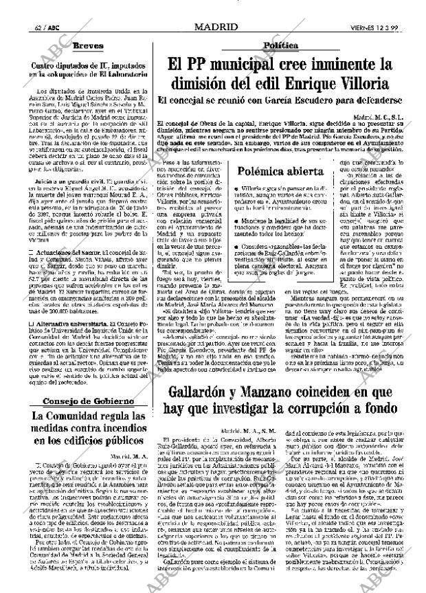 ABC MADRID 12-03-1999 página 62