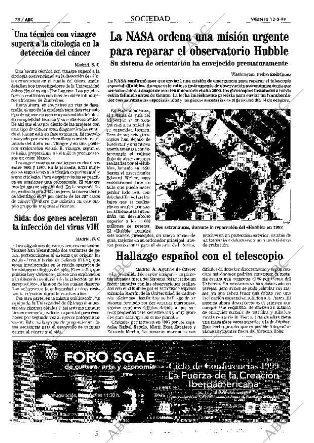 ABC MADRID 12-03-1999 página 78