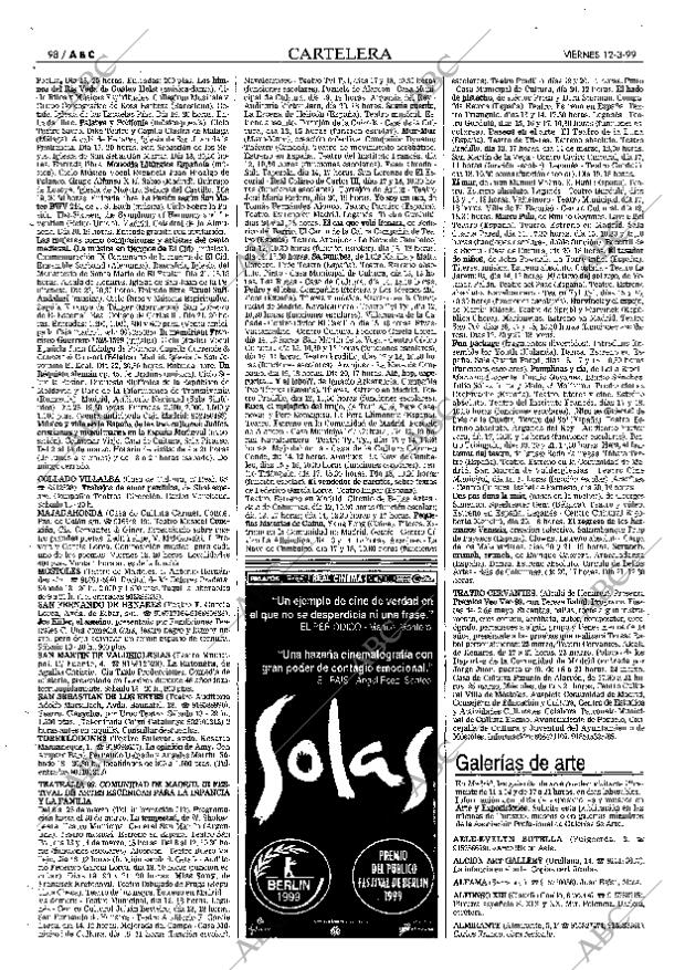 ABC MADRID 12-03-1999 página 98