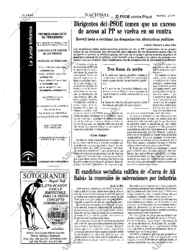 ABC SEVILLA 12-03-1999 página 20