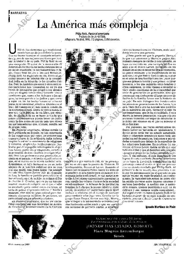 CULTURAL MADRID 13-03-1999 página 11