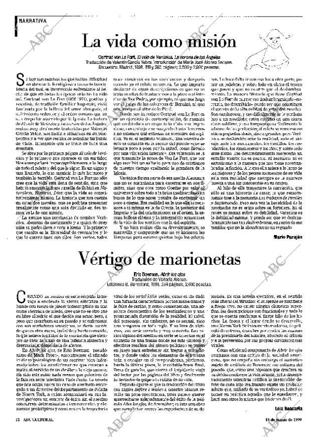 CULTURAL MADRID 13-03-1999 página 12
