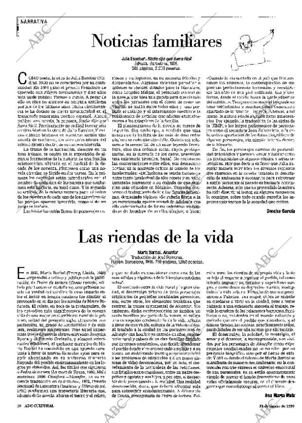 CULTURAL MADRID 13-03-1999 página 20