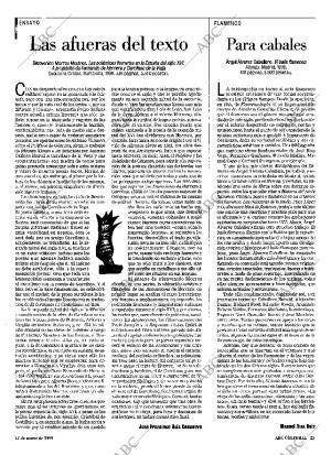 CULTURAL MADRID 13-03-1999 página 25