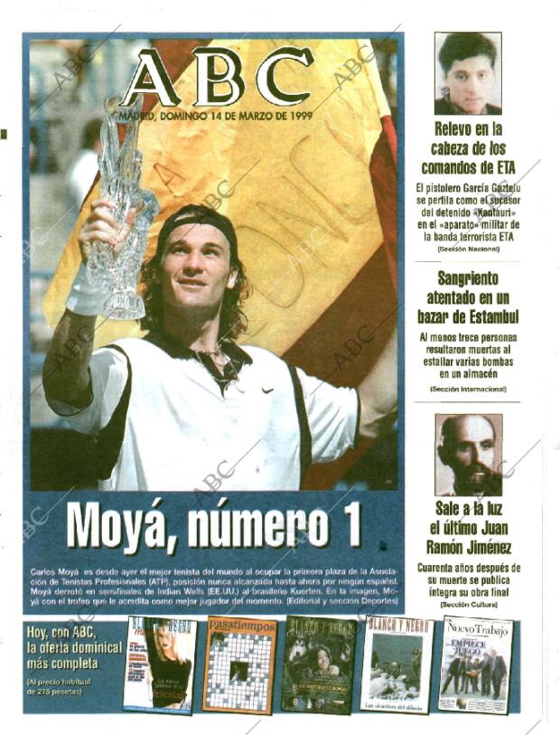 ABC MADRID 14-03-1999 página 1