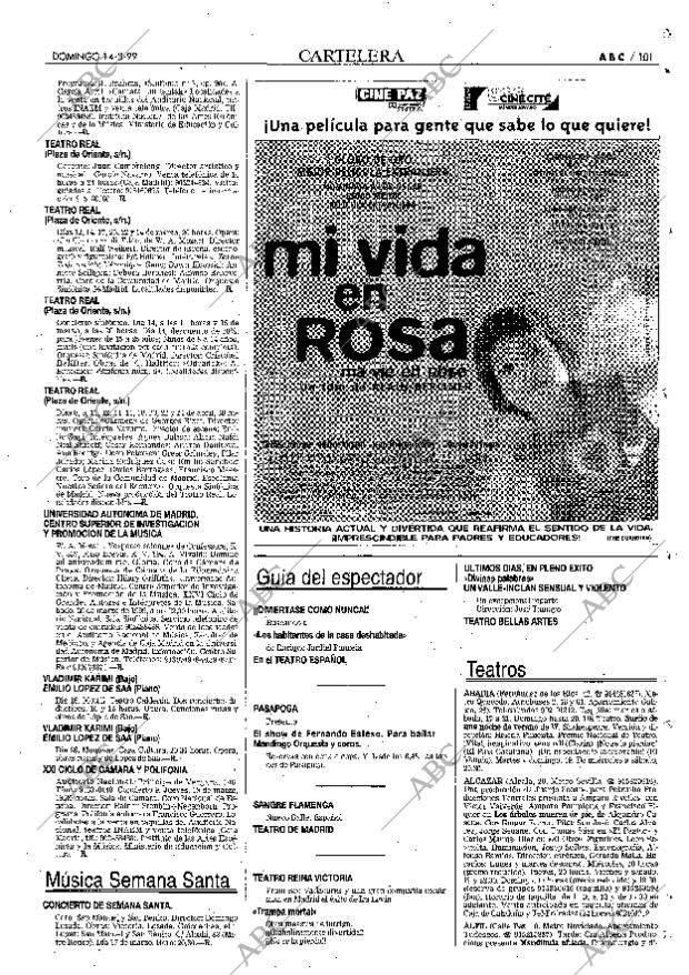 ABC MADRID 14-03-1999 página 101