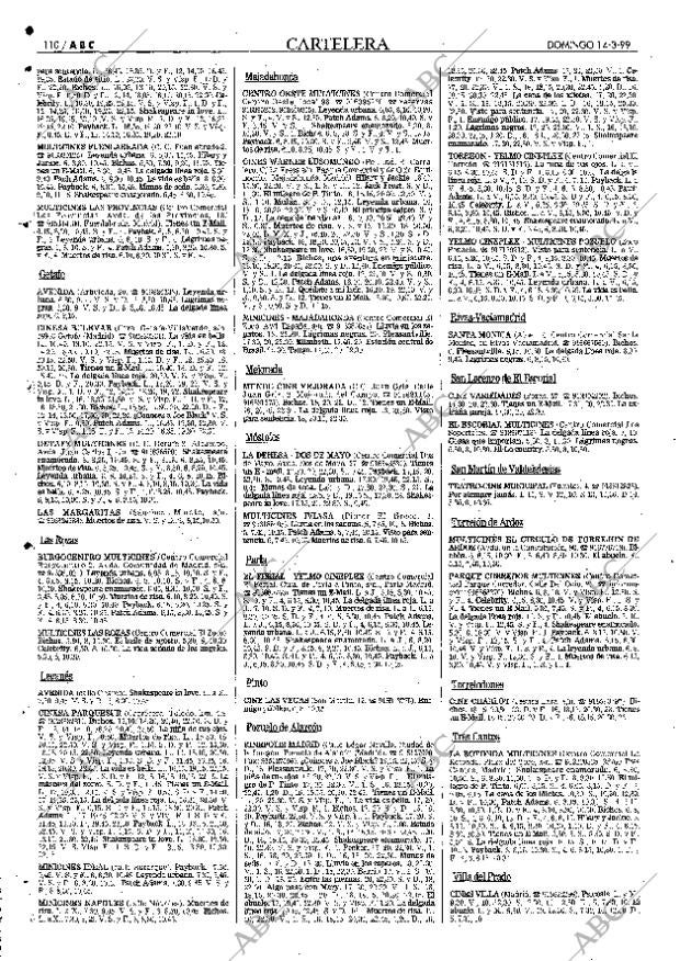 ABC MADRID 14-03-1999 página 110