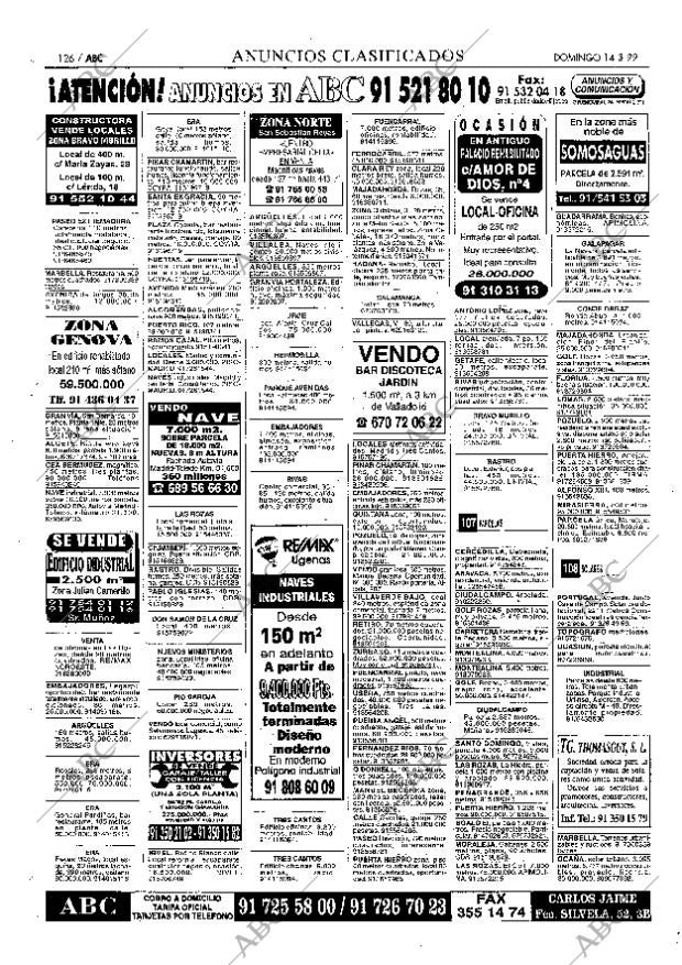 ABC MADRID 14-03-1999 página 126