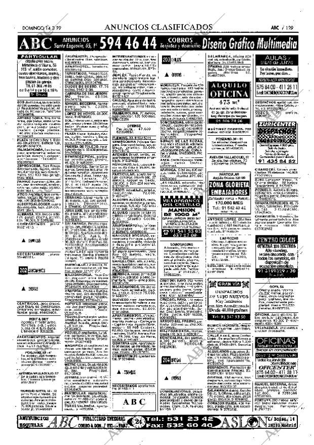 ABC MADRID 14-03-1999 página 129