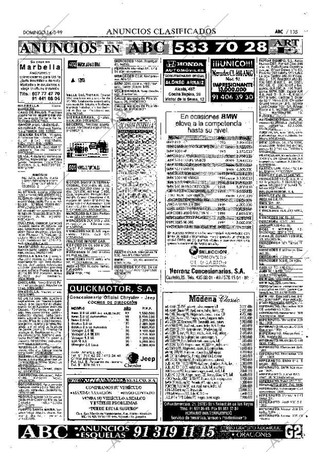 ABC MADRID 14-03-1999 página 135