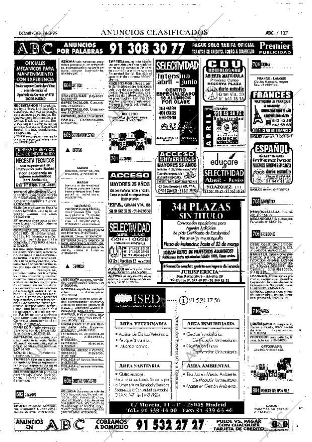 ABC MADRID 14-03-1999 página 137