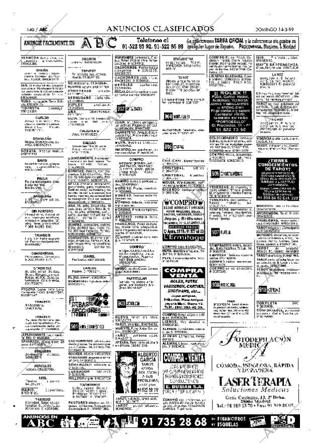 ABC MADRID 14-03-1999 página 140