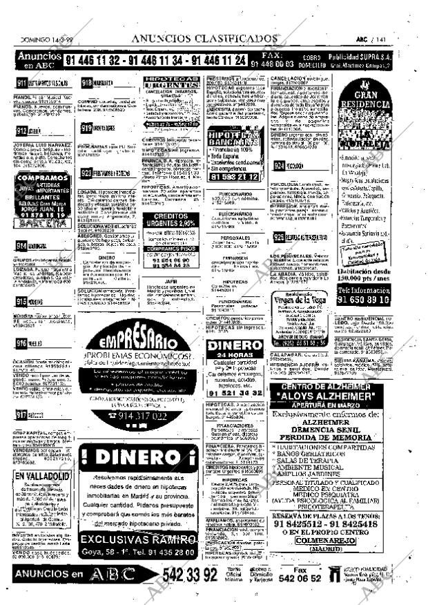 ABC MADRID 14-03-1999 página 141