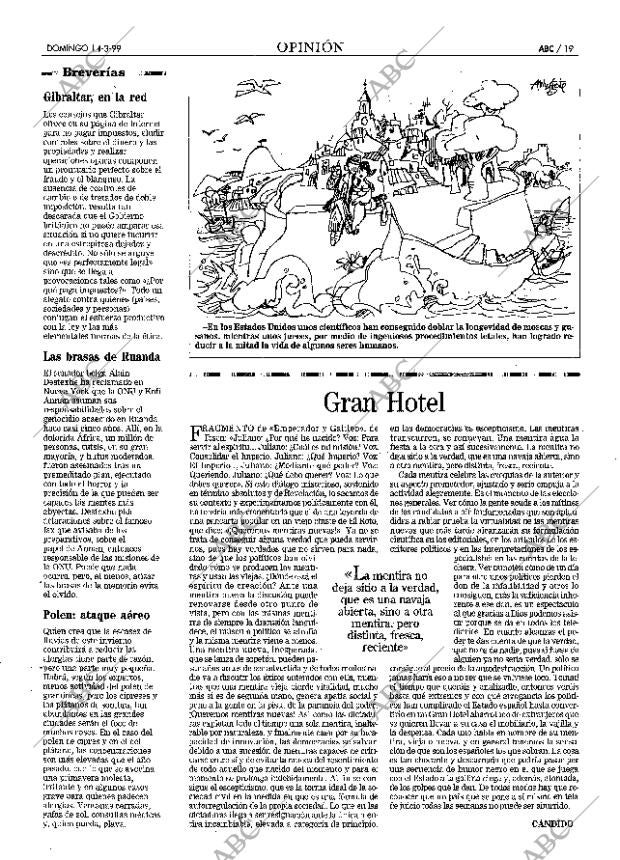 ABC MADRID 14-03-1999 página 19