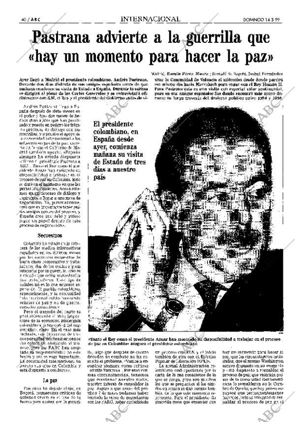 ABC MADRID 14-03-1999 página 40