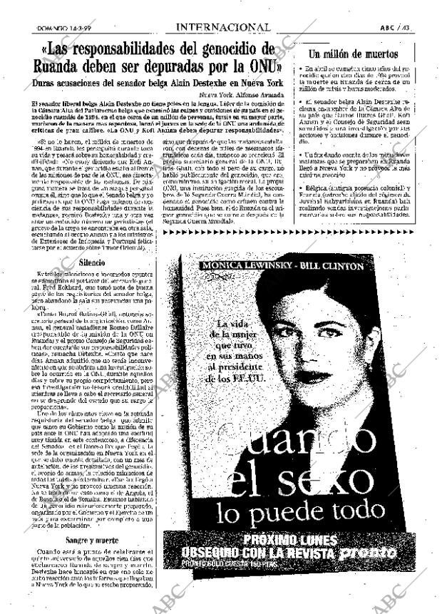 ABC MADRID 14-03-1999 página 43