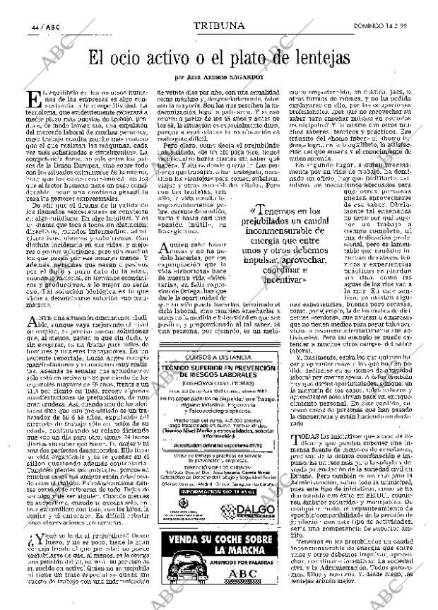 ABC MADRID 14-03-1999 página 44
