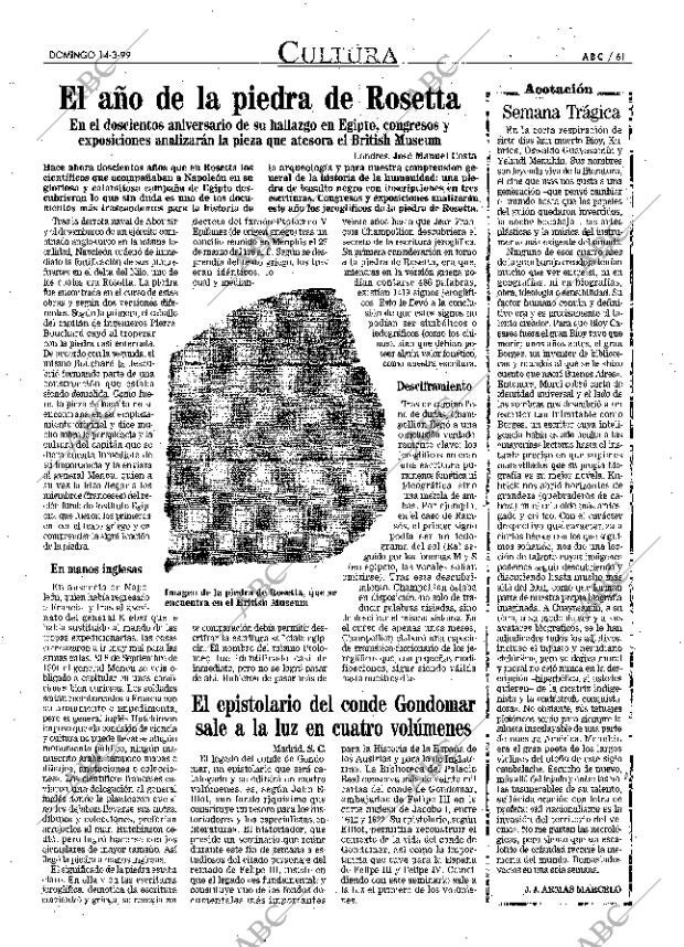 ABC MADRID 14-03-1999 página 61