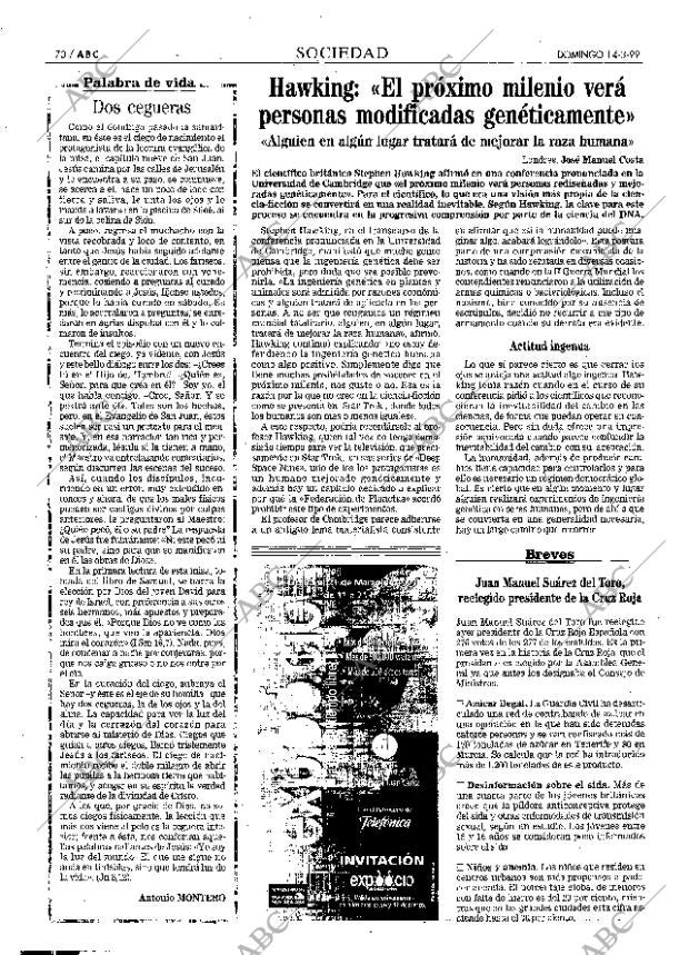 ABC MADRID 14-03-1999 página 70