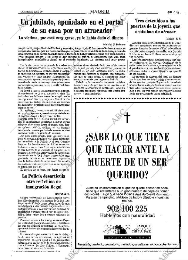 ABC MADRID 14-03-1999 página 75