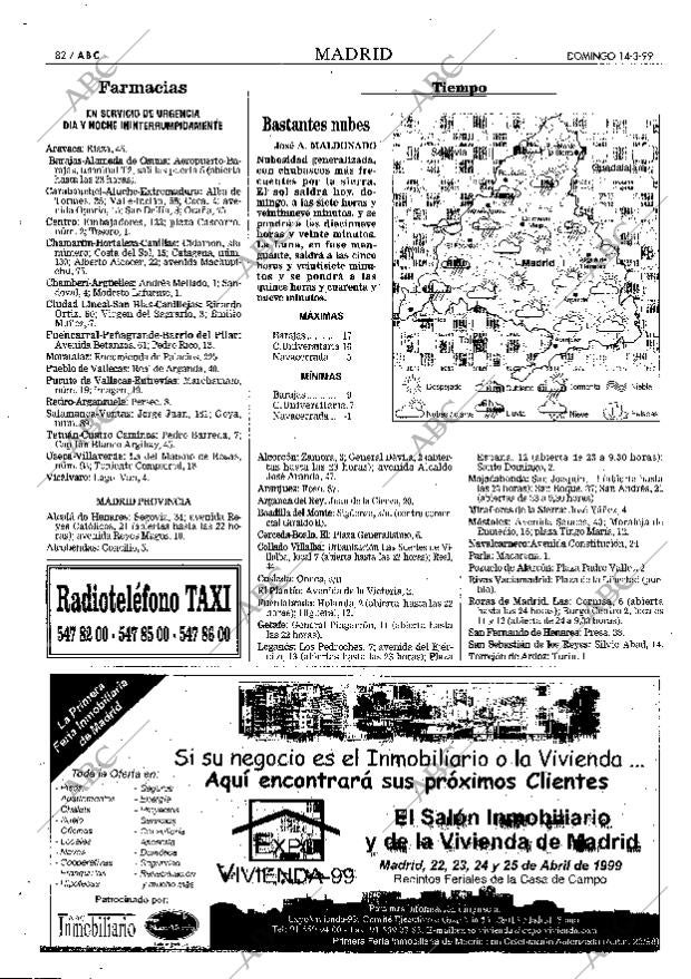 ABC MADRID 14-03-1999 página 82