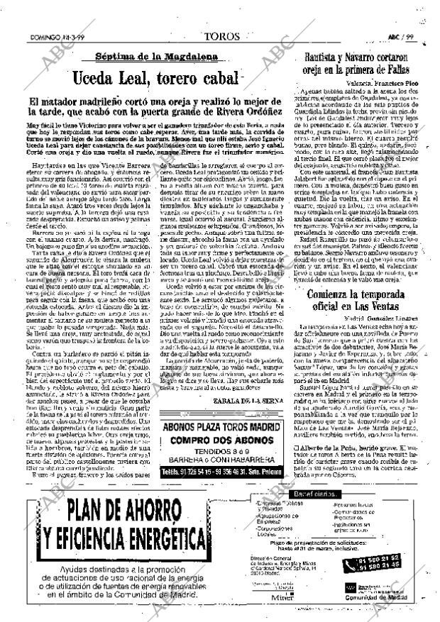 ABC MADRID 14-03-1999 página 99