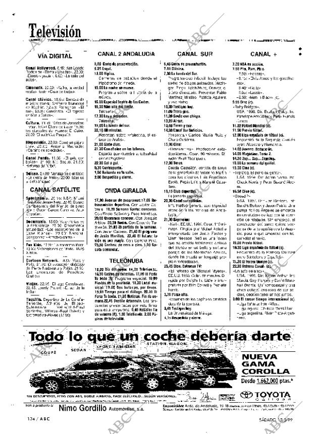 ABC SEVILLA 14-03-1999 página 134