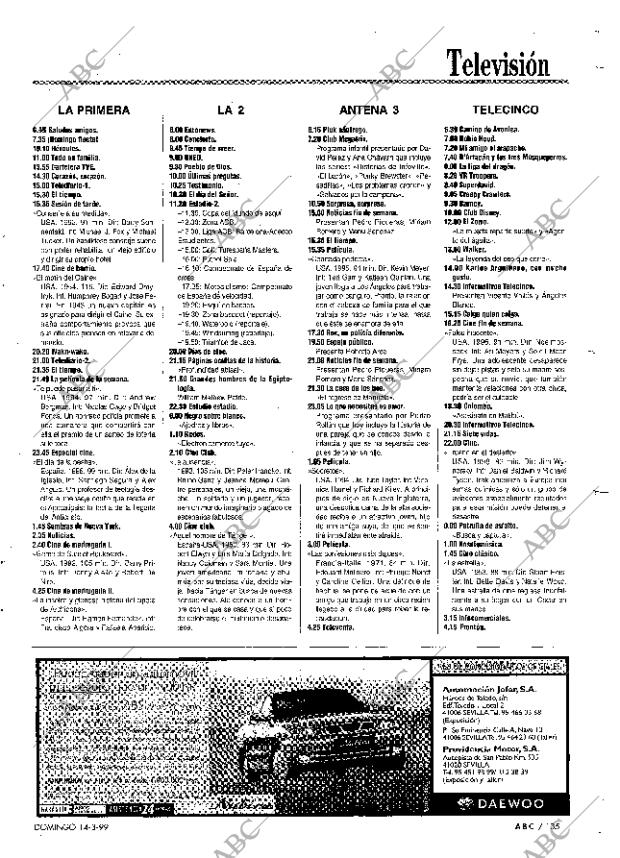 ABC SEVILLA 14-03-1999 página 135
