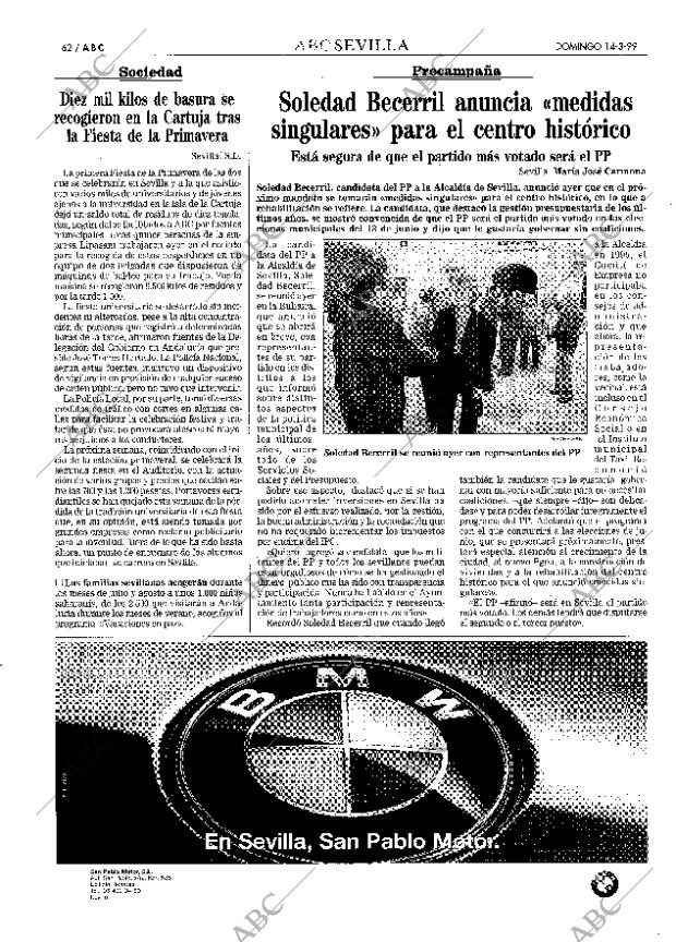 ABC SEVILLA 14-03-1999 página 62
